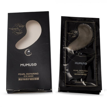 Black Pearl Gel Treatment Eye Mask  - Set of 6 Mumuso
