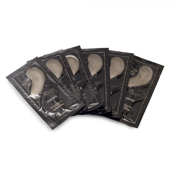 Black Pearl Gel Treatment Eye Mask  - Set of 6 Mumuso