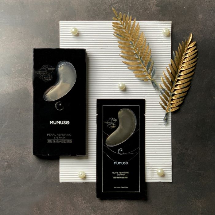 Black Pearl Gel Treatment Eye Mask  - Set of 6 Mumuso