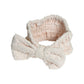 Bowknot Waffle Headband - Beige Mumuso