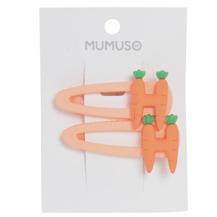 Carrot Hair Clip Set Mumuso