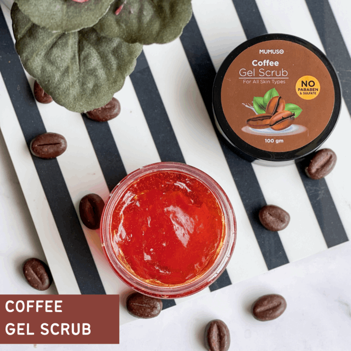 Coffee Gel Scrub for Purified Skin Mumuso