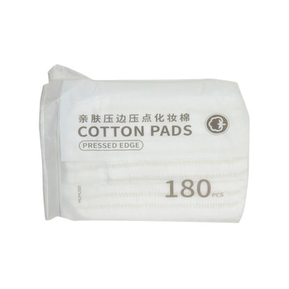 Cotton Pads with Pressed Edge - 180 pieces Mumuso