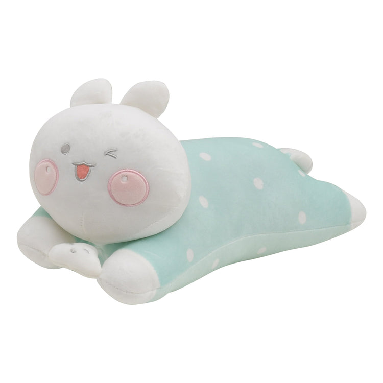 Cute Rabbit Plush Toy - Green Mumuso