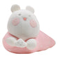 Cute Rabbit Plush Toy - Pink Mumuso