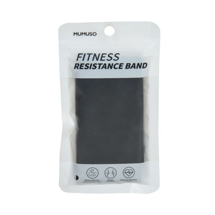 Extra Fitness Resistance Band -  Black Mumuso