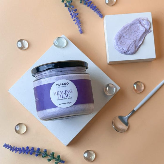 Healing Lilac - Lavender Body Scrub Mumuso