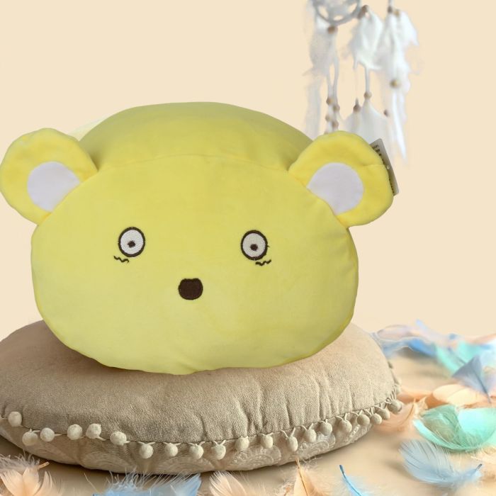 Little Rat Hand Warmer Pillow - Yellow Mumuso