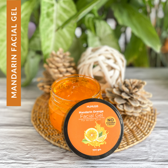 Mandarin Orange Facial Gel for Lightweight Hydration Mumuso