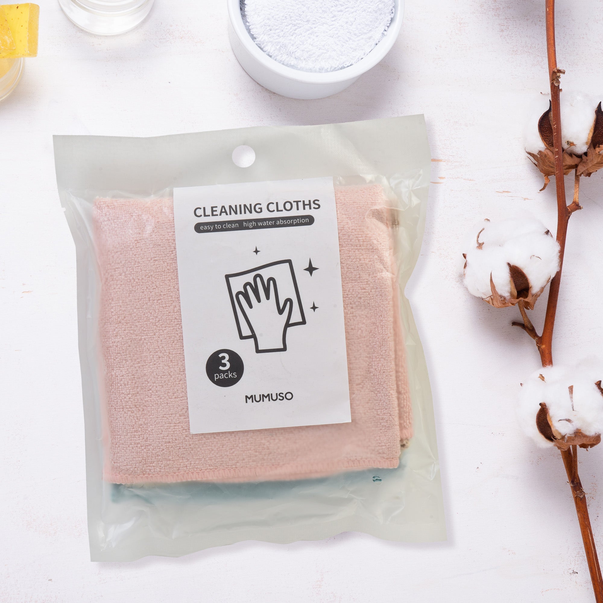 Microfiber Cleaning Clothes - Assorted Mumuso