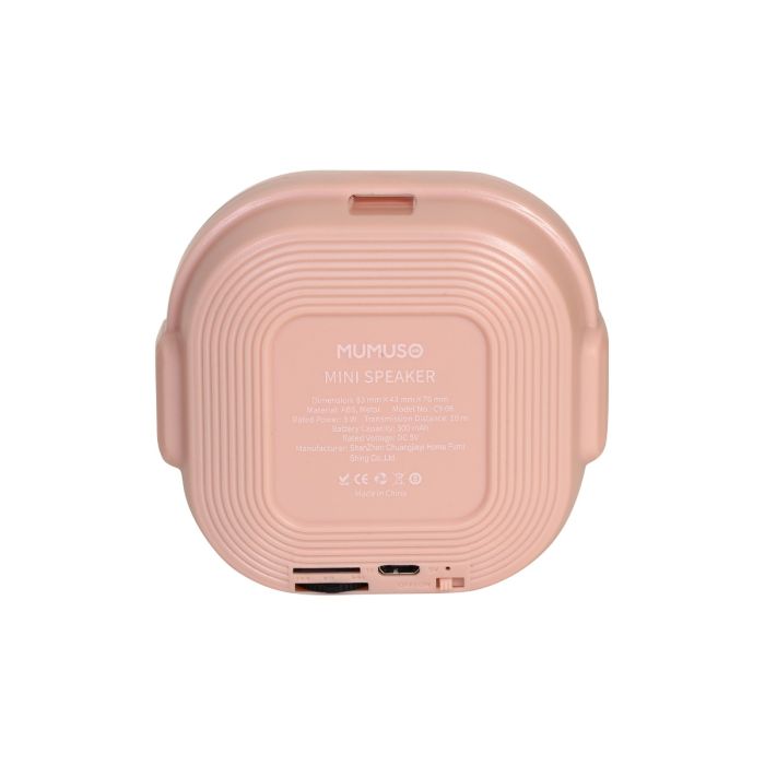 Mini Speaker - Pink Mumuso