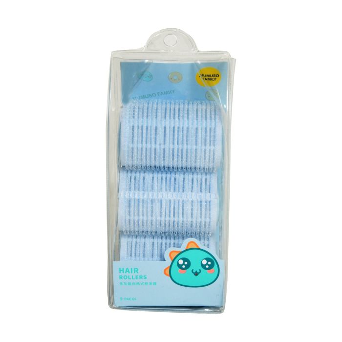 Multifunctional Hair Rollers Set - 9 Pack - Blue Mumuso