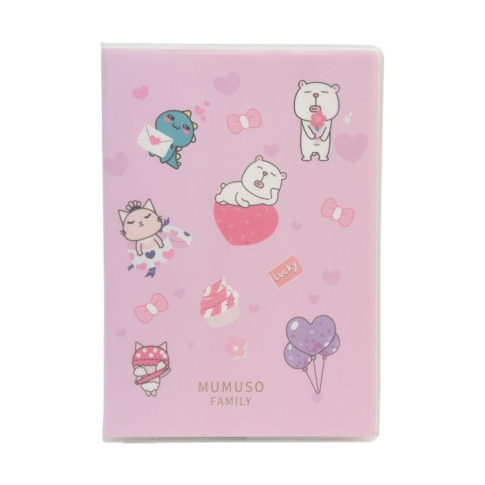 Mumuso Family A5 Notebook - Pink Mumuso