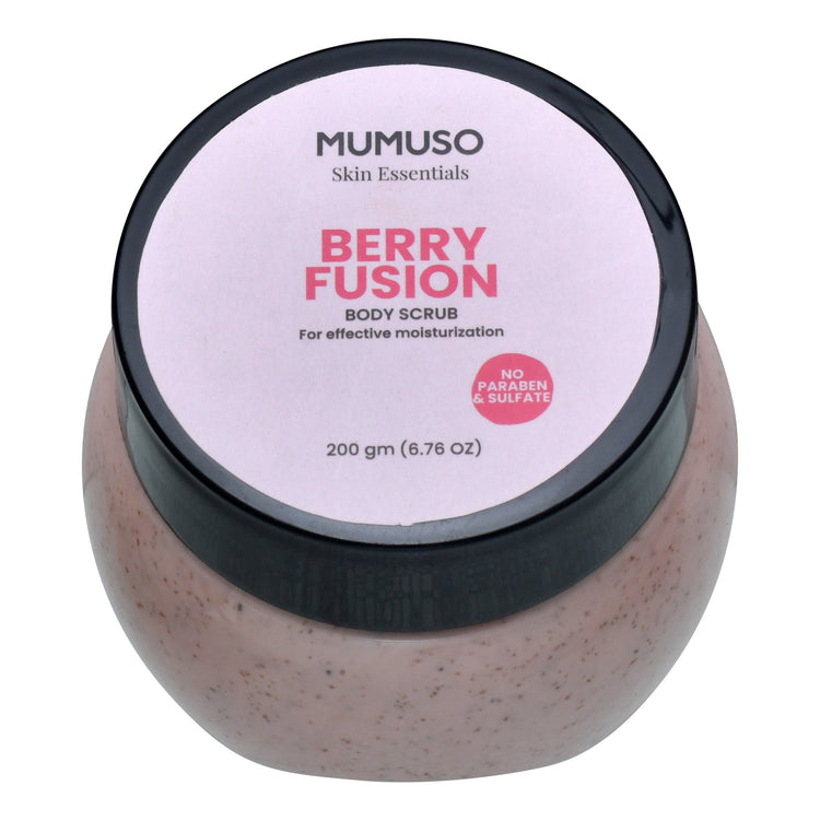 Mumuso Skin Essentials Berry Fusion Body Scrub Mumuso