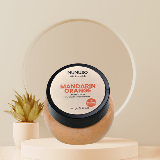 Mumuso Skin Essentials Mandarin Orange Body Scrub Mumuso