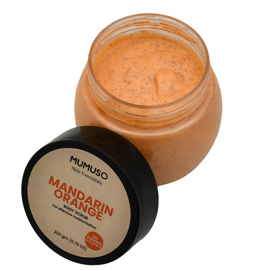 Mumuso Skin Essentials Mandarin Orange Body Scrub Mumuso