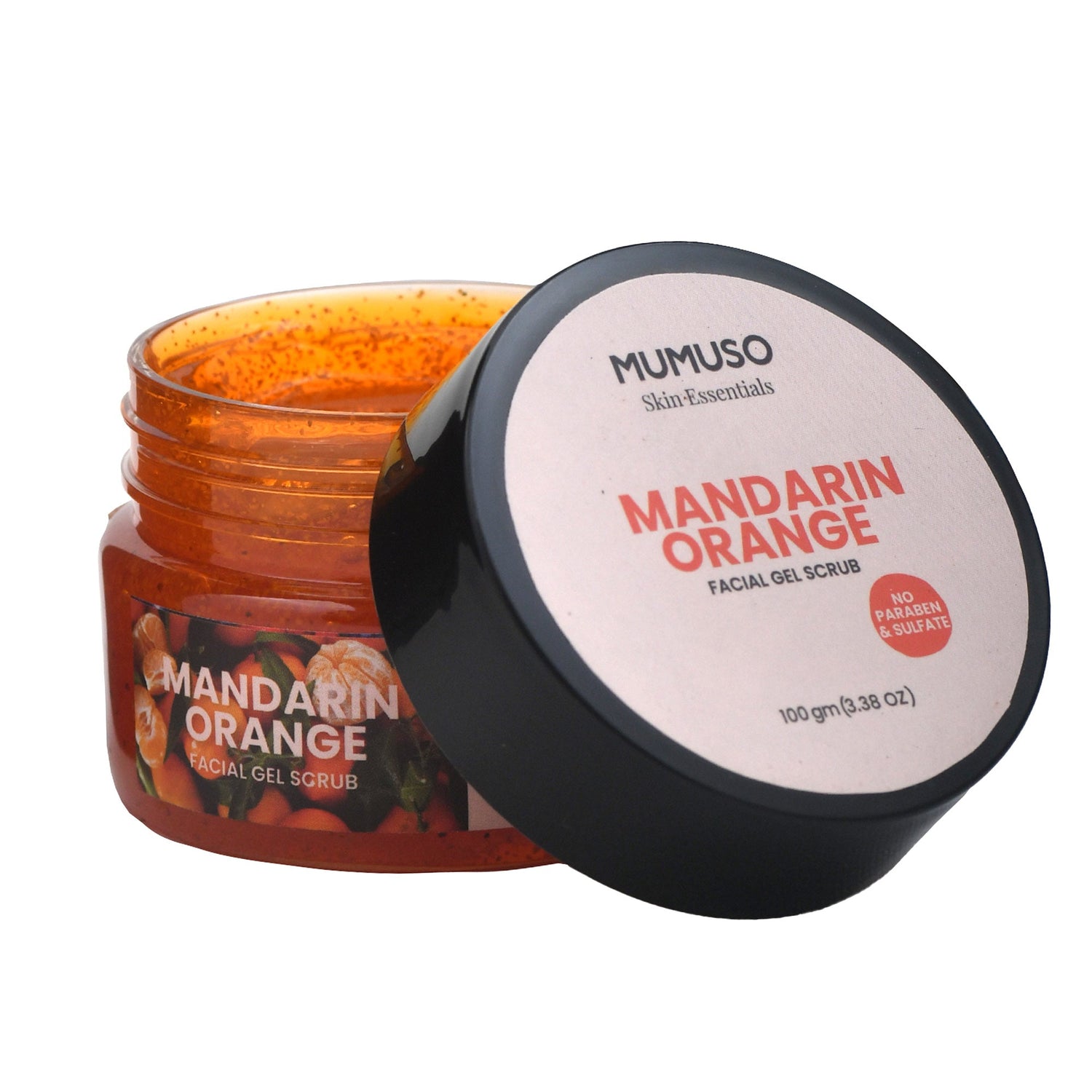 Mumuso Skin Essentials Mandarin Orange Facial Gel Scrub - 100 gm Mumuso
