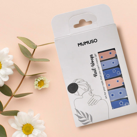 Nail Wraps Art Polish Stickers - Floral Magic Mumuso