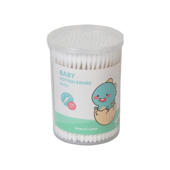 Paper Stick Cotton Swabs for Baby - 200 pcs Mumuso