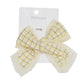 Plaid Bow Hair Clip Mumuso