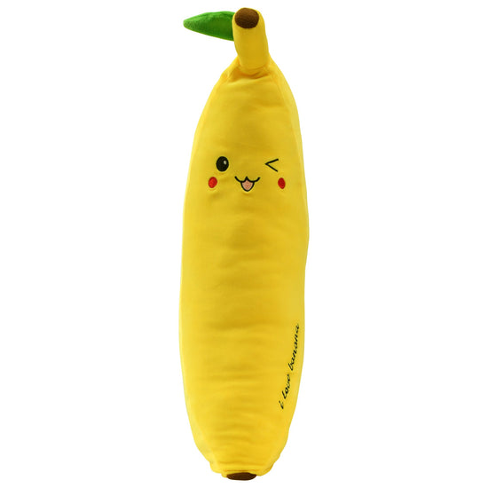 Playful Banana Cute Plush Toy - Yellow Mumuso