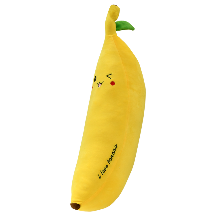 Playful Banana Cute Plush Toy - Yellow Mumuso