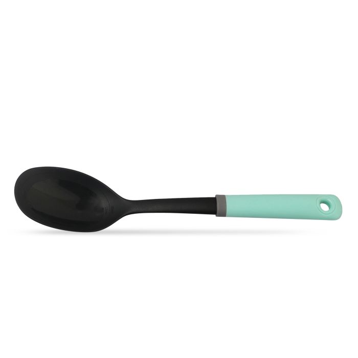 Serving Spoon With Handle - Blue Mumuso