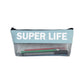 Super Life Pencil Case - Blue Mumuso