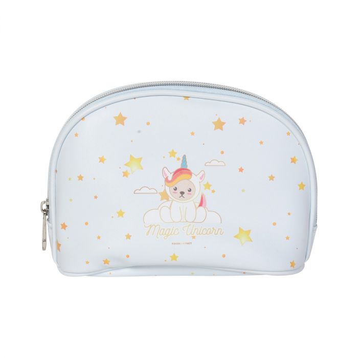 Unicorn Shell Cosmetic Bag - Blue Mumuso