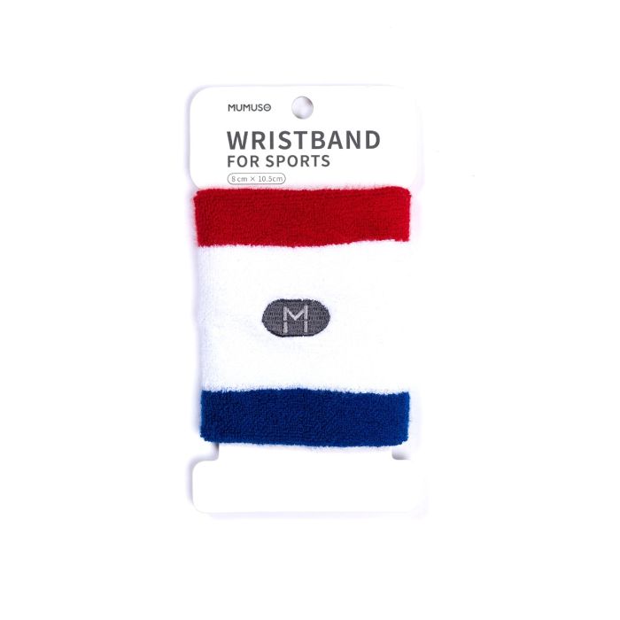Wristband for Sports - Red & Blue Mumuso