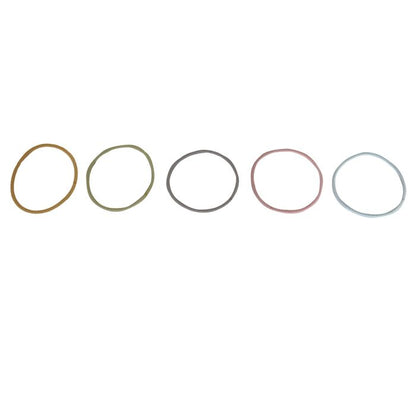 Seamless Hair Elastic Colourful Tie Set