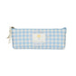 Forest Grid Pencil Case - Blue