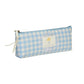 Forest Grid Pencil Case - Blue