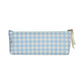 Forest Grid Pencil Case - Blue